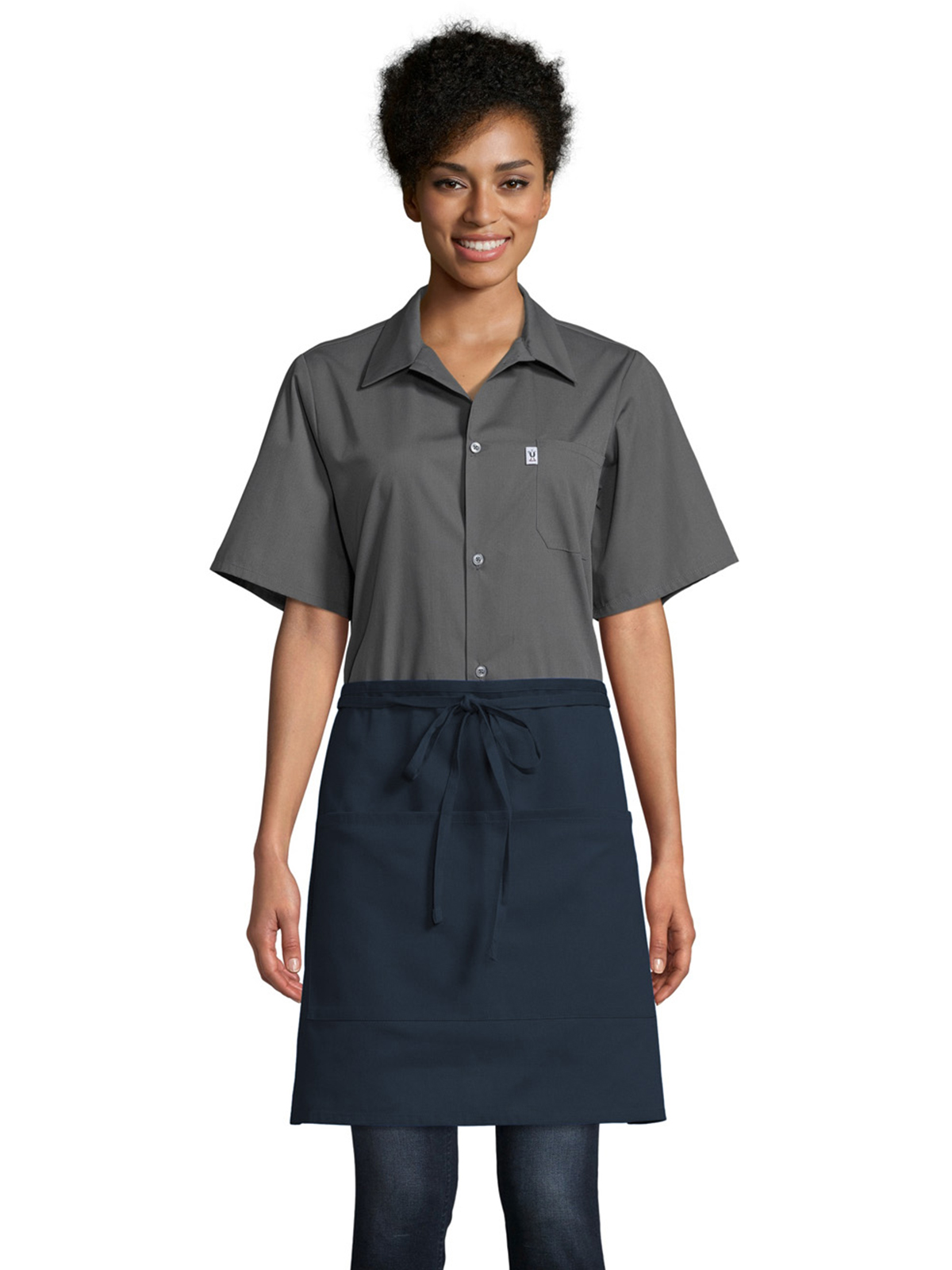 Uncommon Chef Aprons - Unisex Two-Section Patch Pocket Apron 3