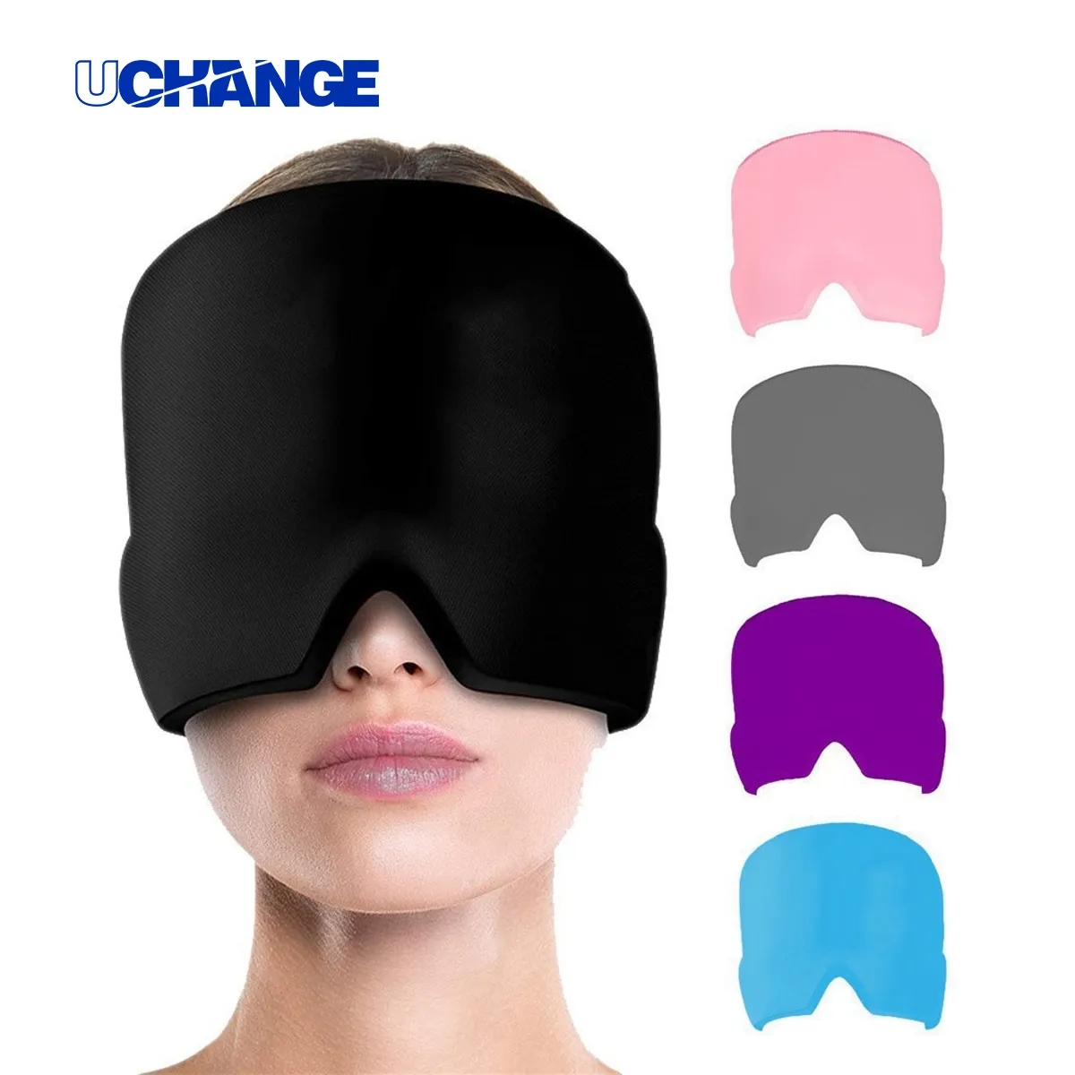 3D Contoured Sleep Mask With Full Light Blocking Design 6