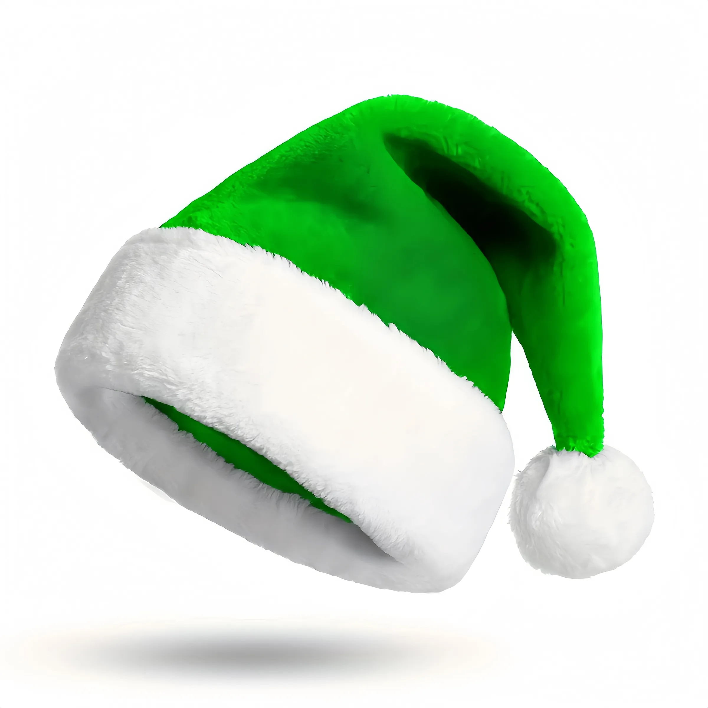 Polyester Thick Flanged Plush Christmas Hat 5