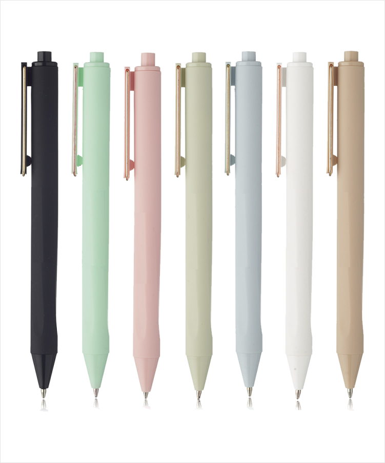 Union Printed - Matte Soft Rubber Coated Ballpoint Pens 3