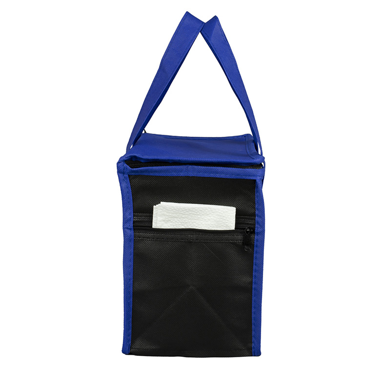 8"W x 8-1/2"H x 6"Gusset - "SUPER FROSTY" Insulated Food Delivery Bag – Lunch Size Tote 18