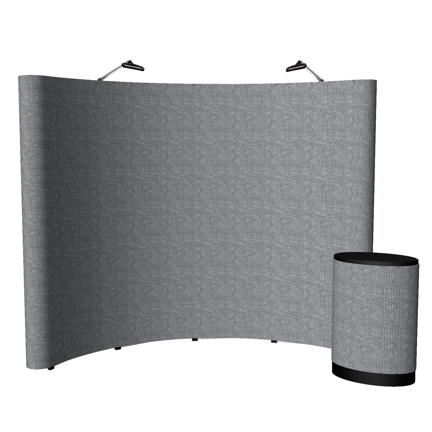 10' Echo Pop-Up Display Kit (Fabric with Lights) 9