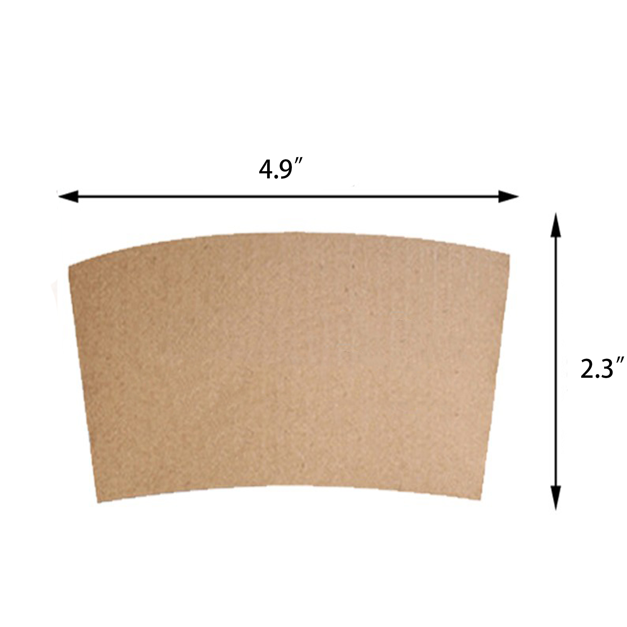 Disposable Corrugated Coffee Cup Covers MOQ 100pcs 2