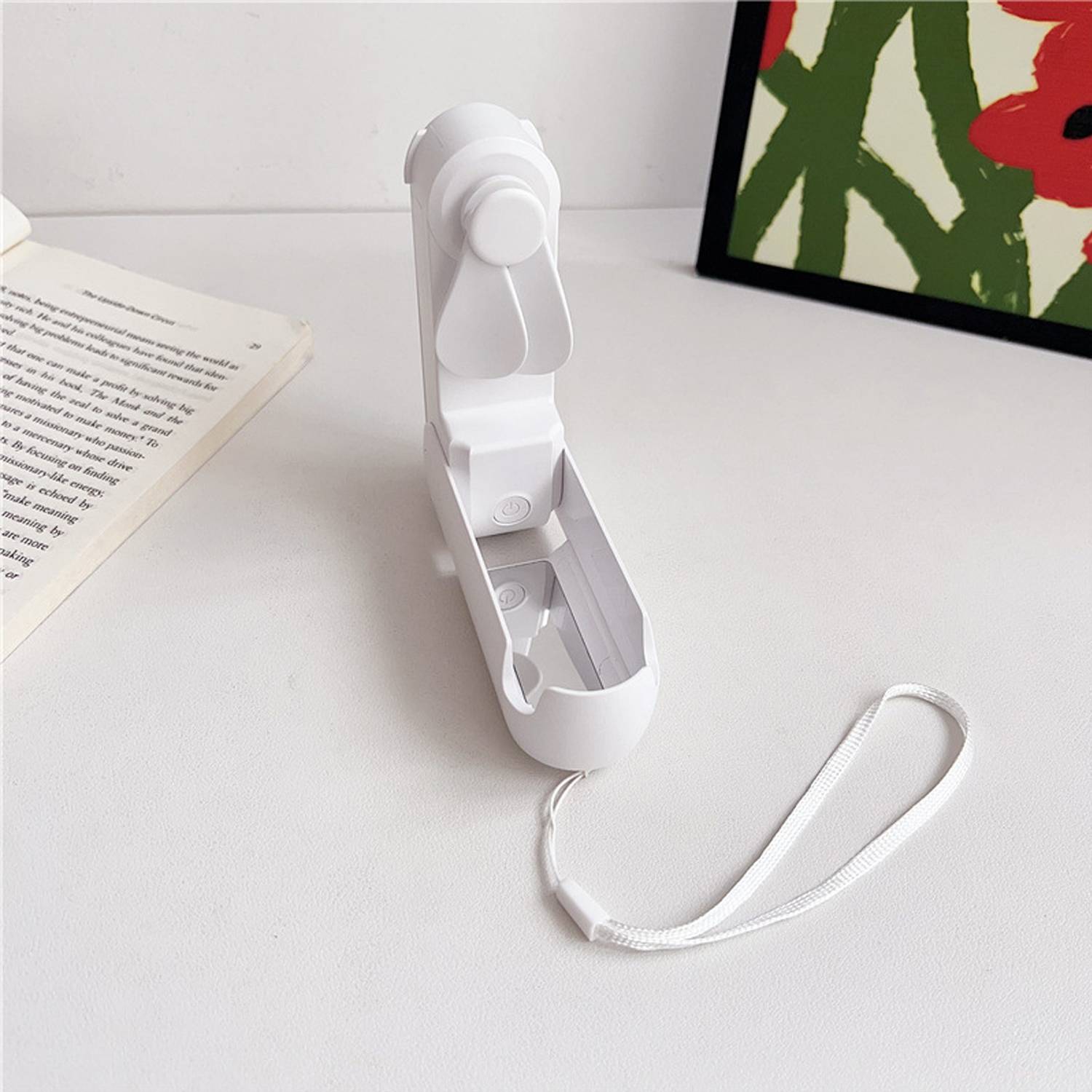 Creative Folding Handheld USB Charging Portable Mini Fan 6