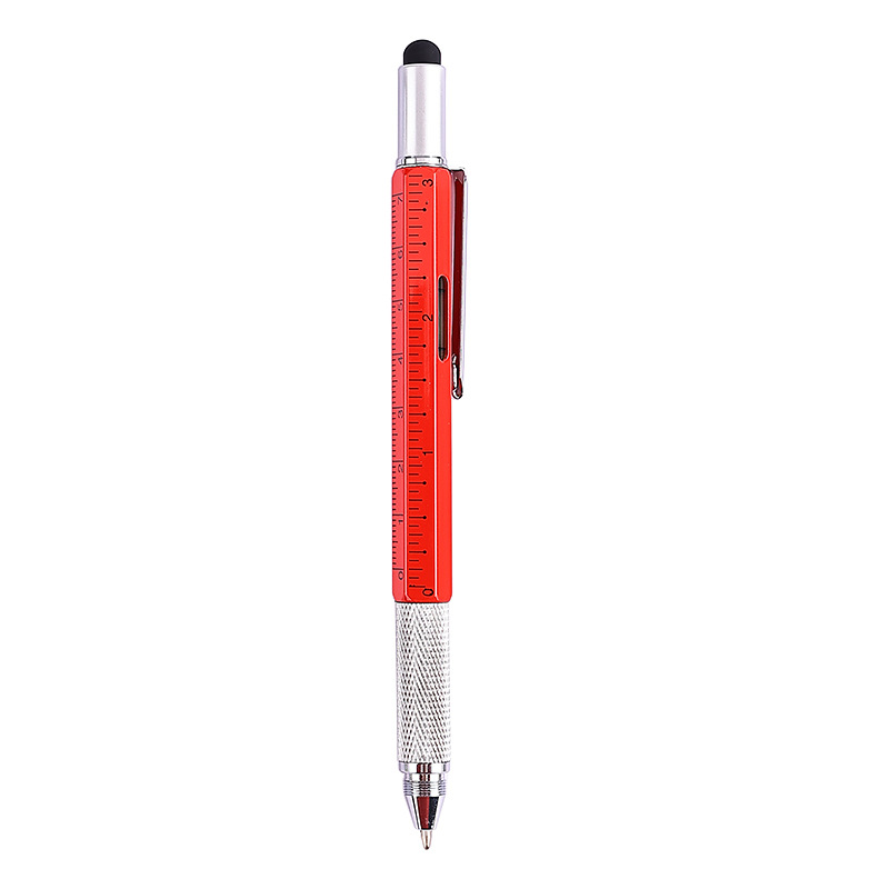 Metal 6 in 1 Tool Pen with Ruler 4