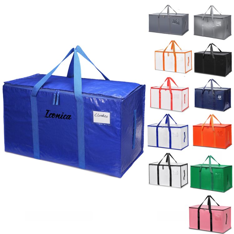 Large Moving Bags with Strong Zipper & Comfortable Handles 2