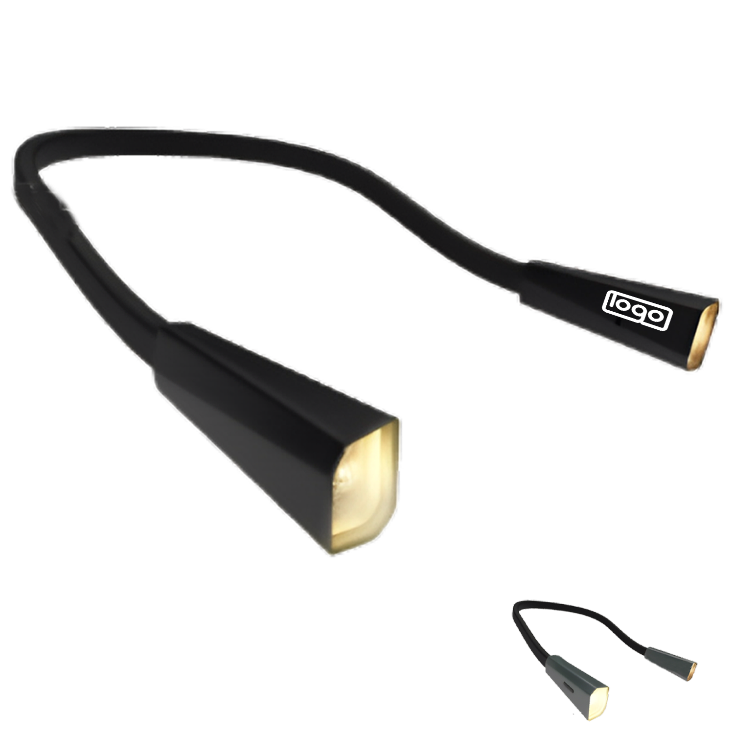 Flexible Foldable LED Neck Book Light w/ USB Charging 10