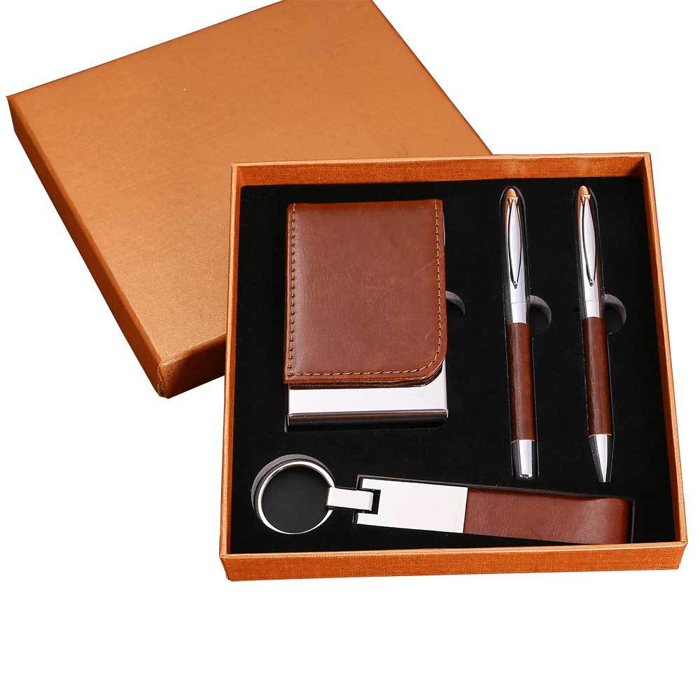 Leather 4-Piece Office Gift Set 3