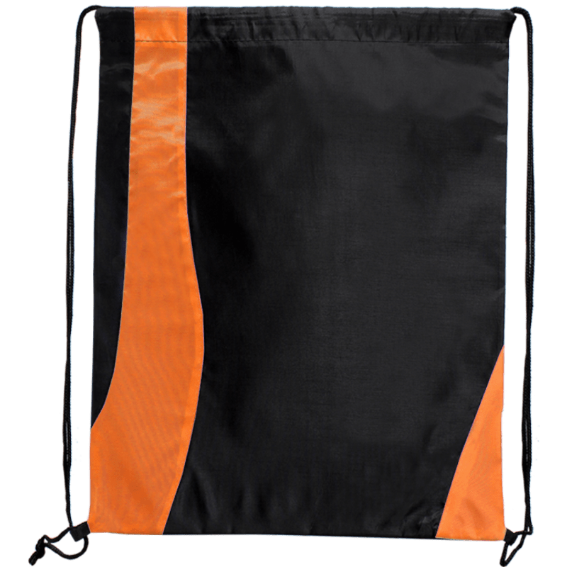 Two Tone Wavy Drawstring Tote Bags 4
