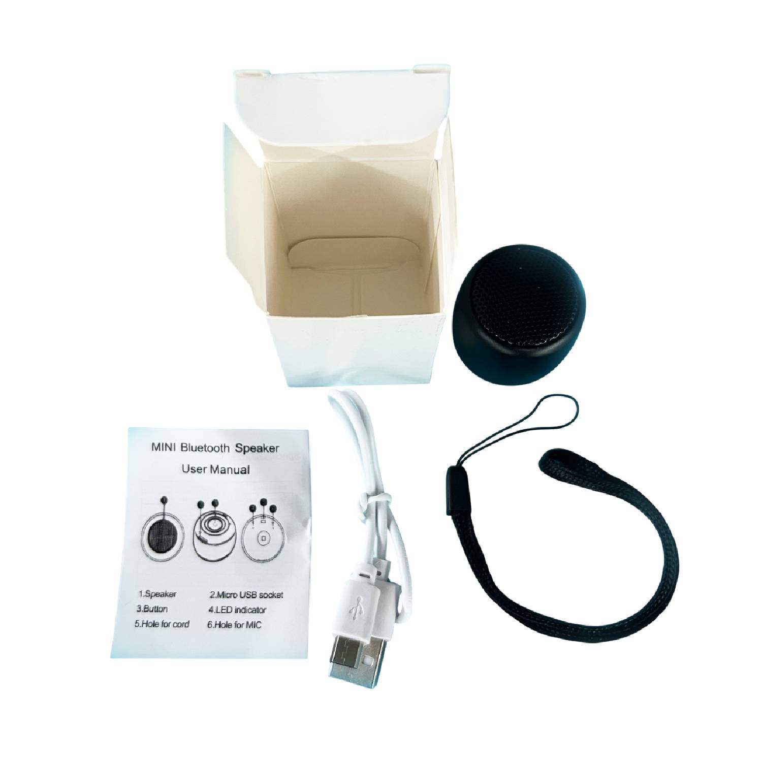 Mini Bluetooth Metal Speaker with Lanyard 8