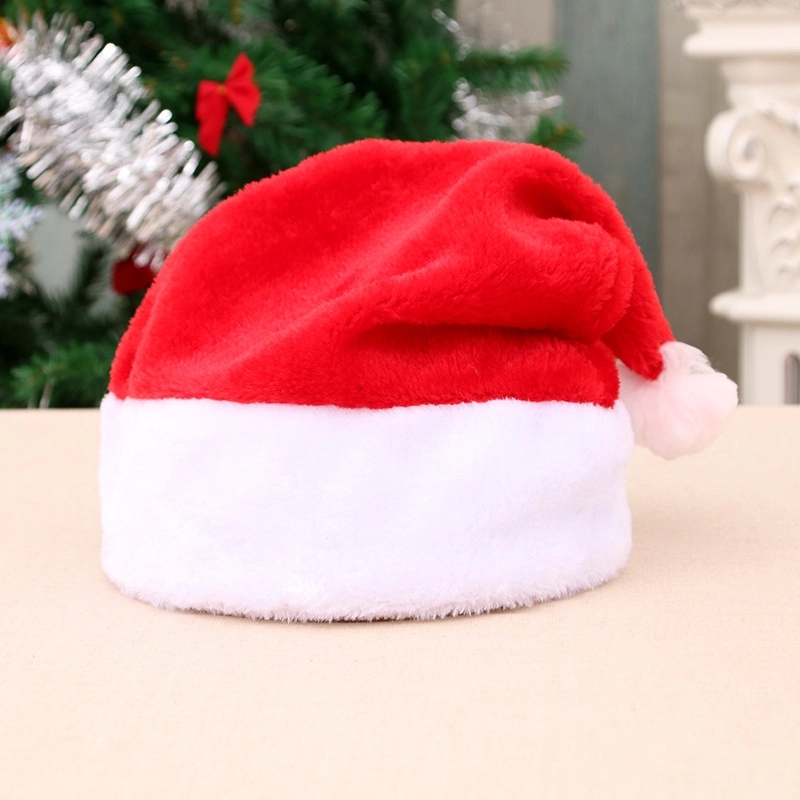 New Year Thick Plush Kids and Adult Christmas Hat 2