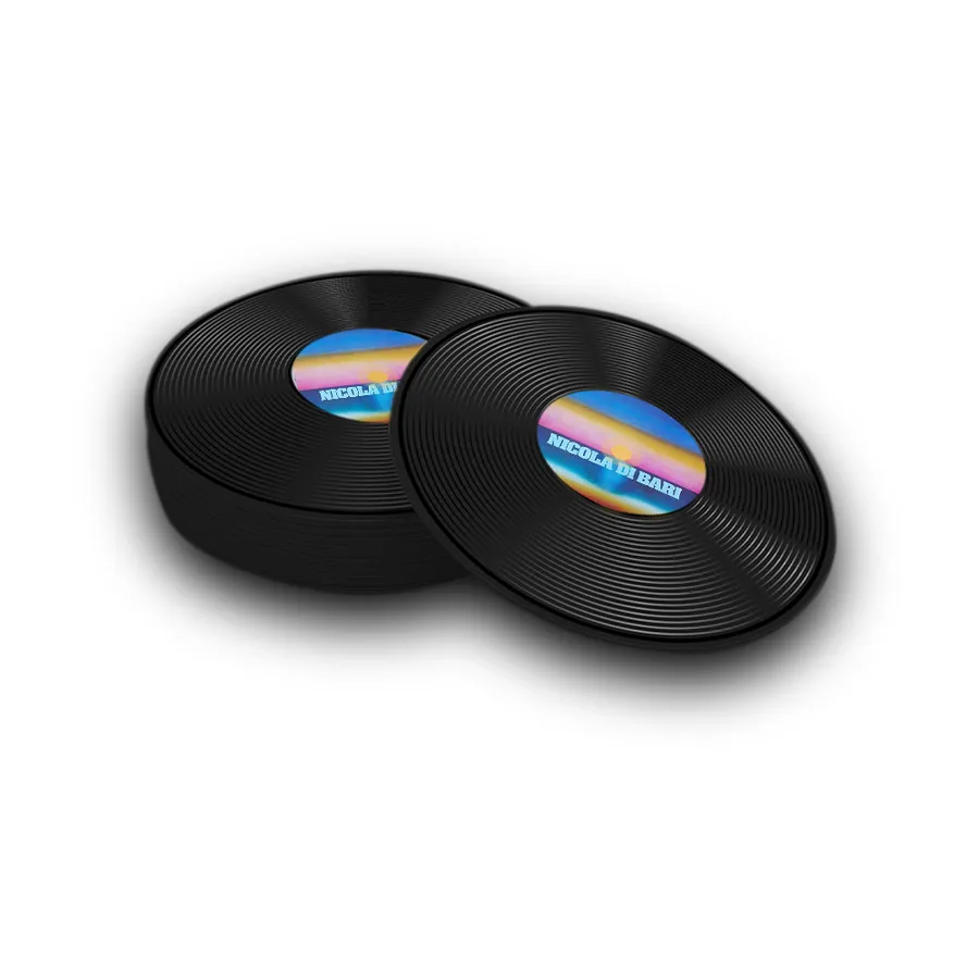 Soft Plastic Record Coaster 5