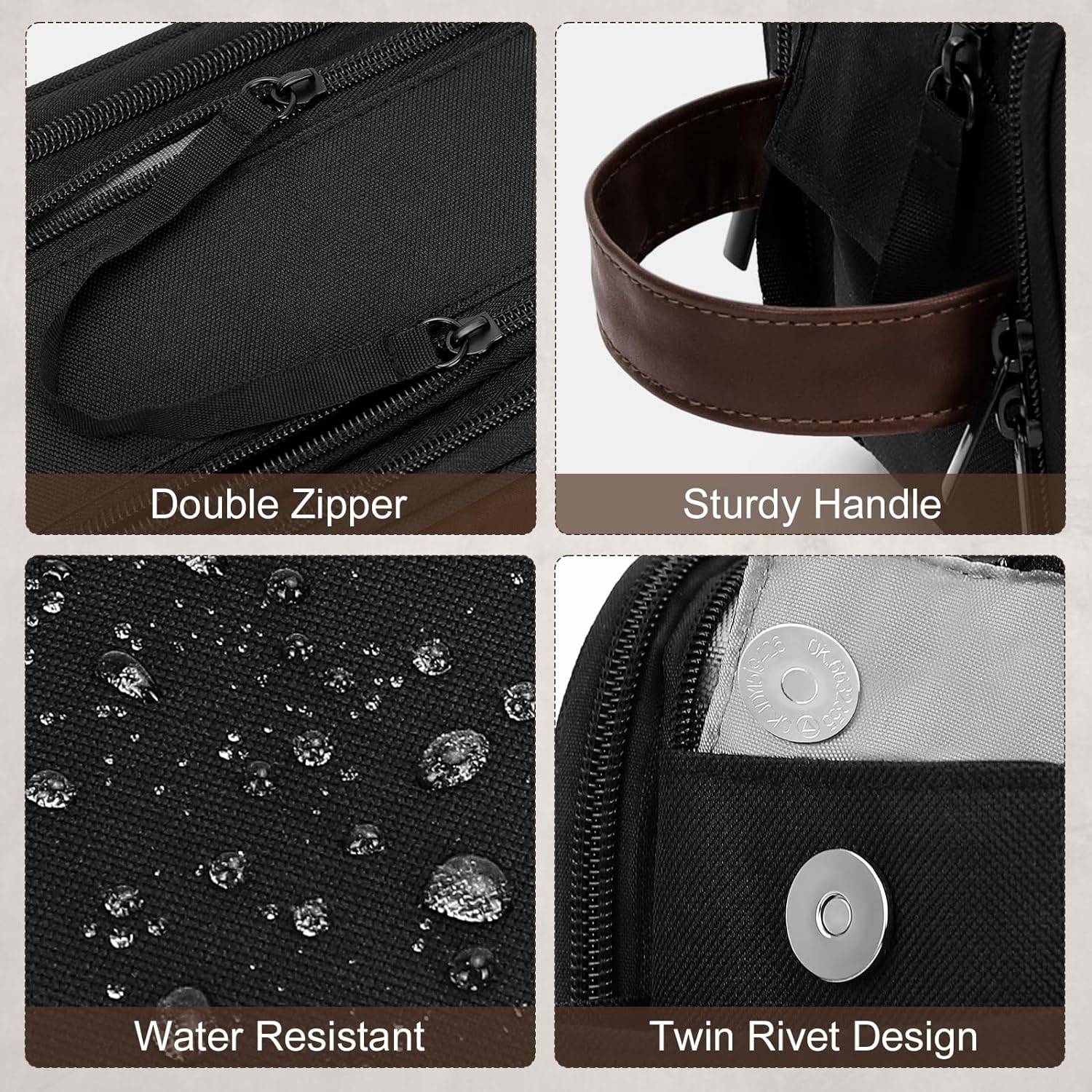 Oxford Hanging Travel Toiletry Bag For Men 5