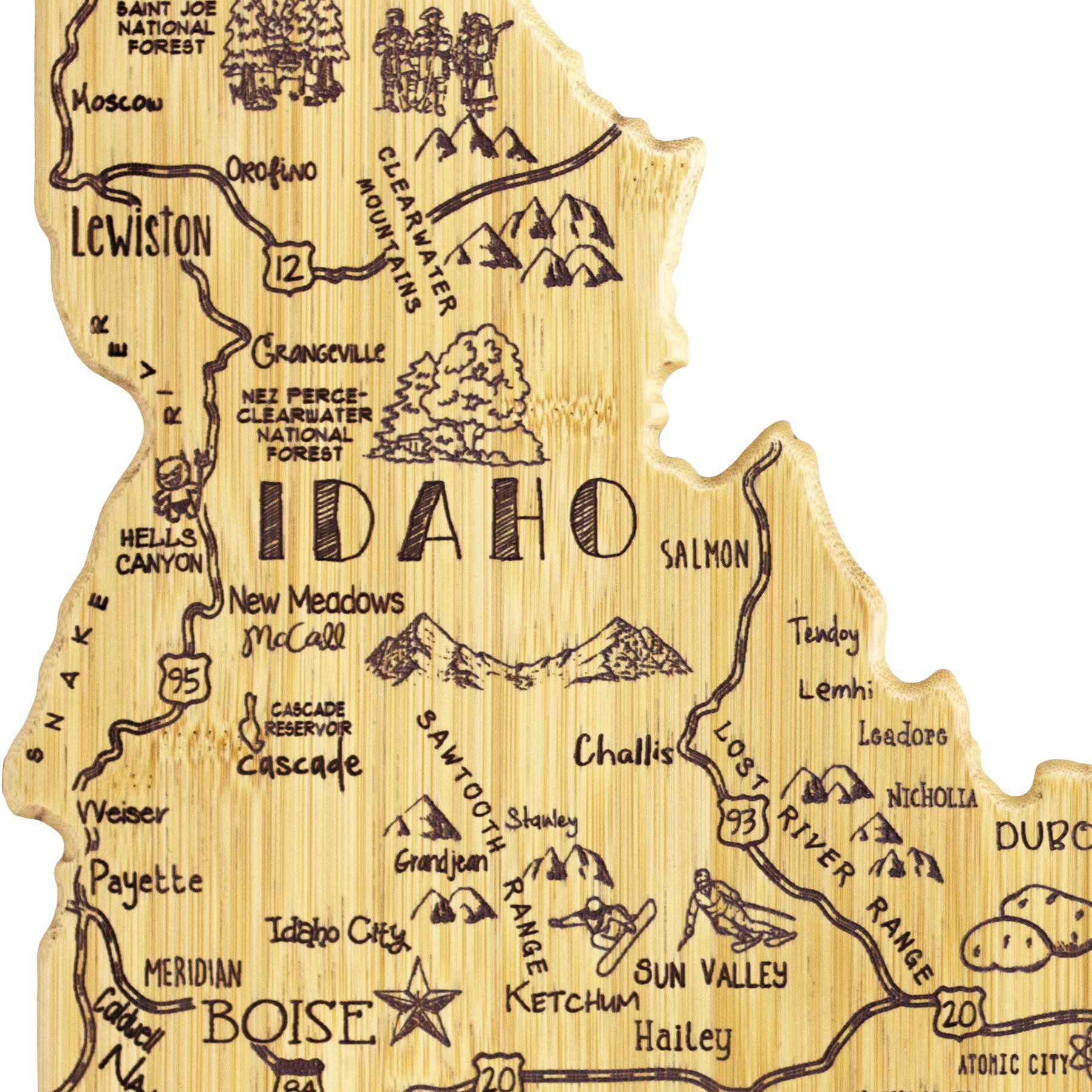 Destination Idaho Cutting & Serving Board 7