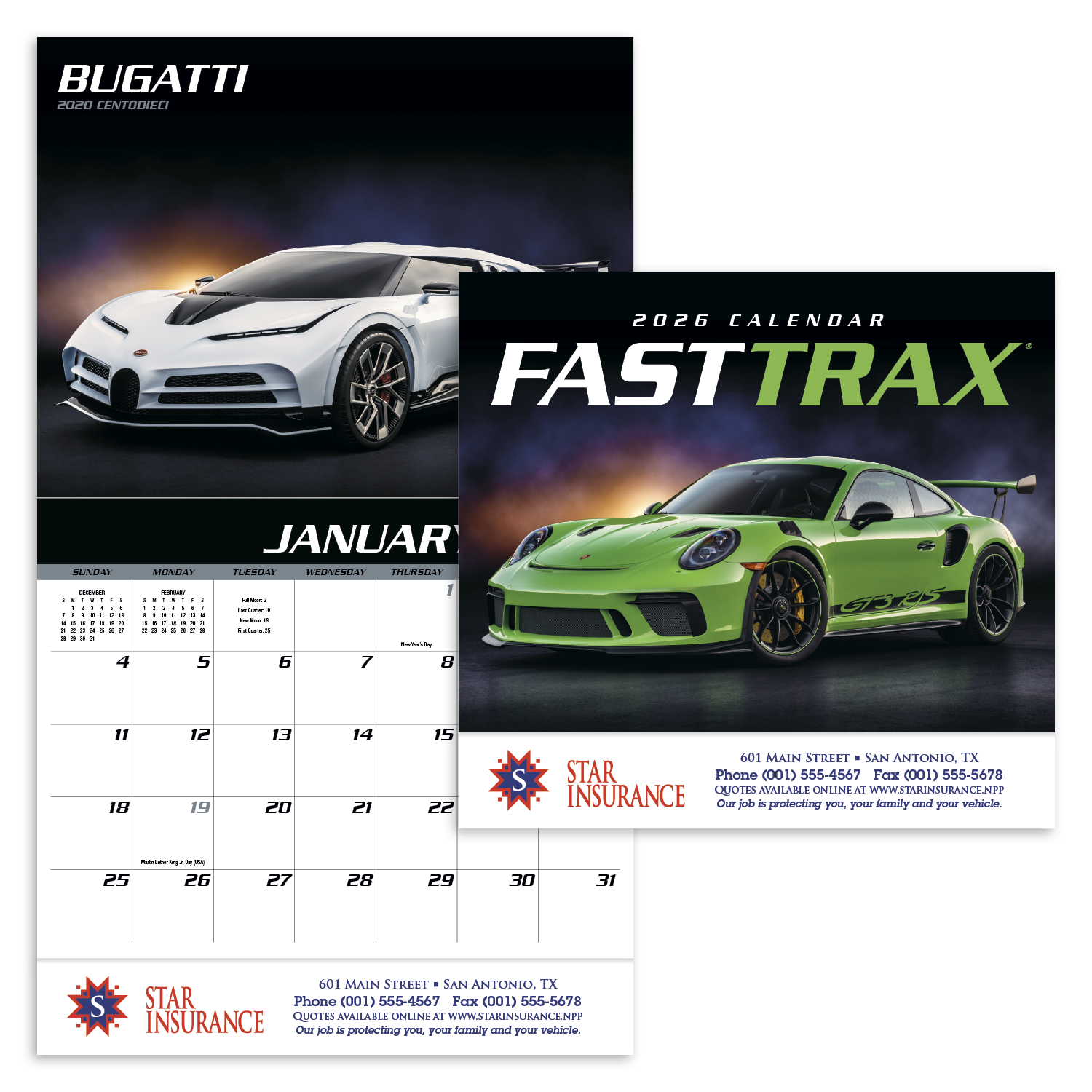 HotLine® Products Fast Trax® Appointment Calendar - Stapled 13