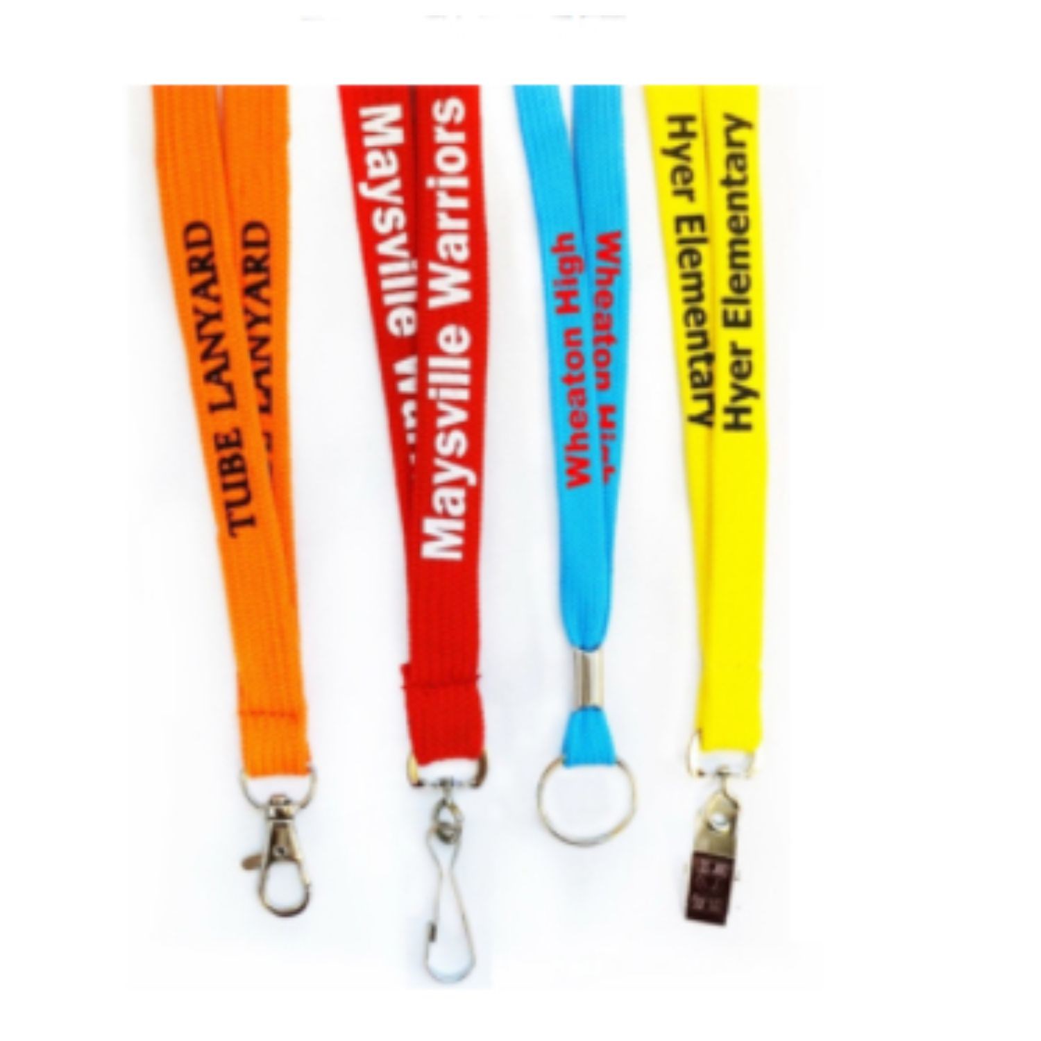 5-Days Rush Tube Lanyards 1/2" 1