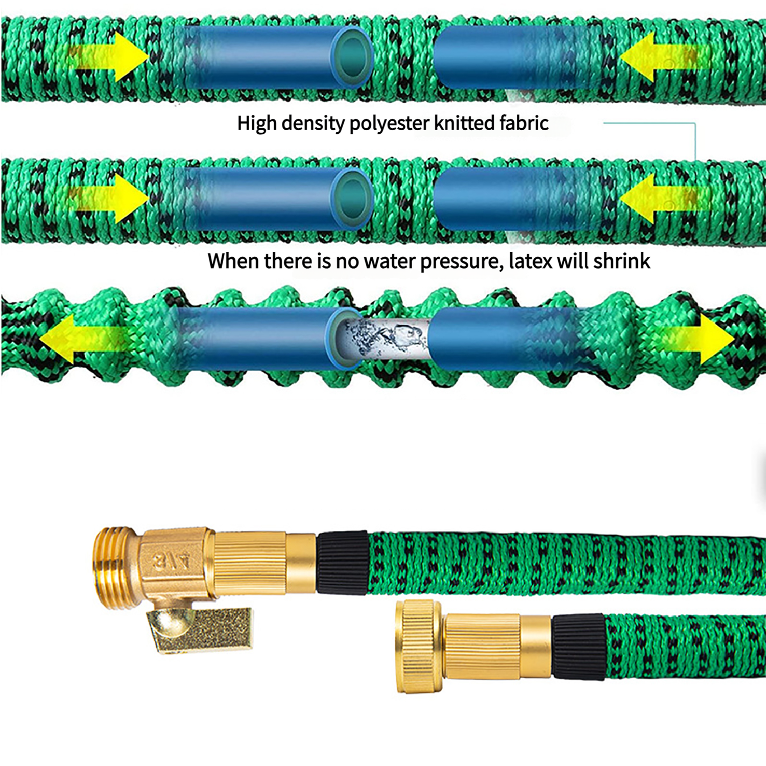 Retractable Hose W/ High Pressure Nozzle 11