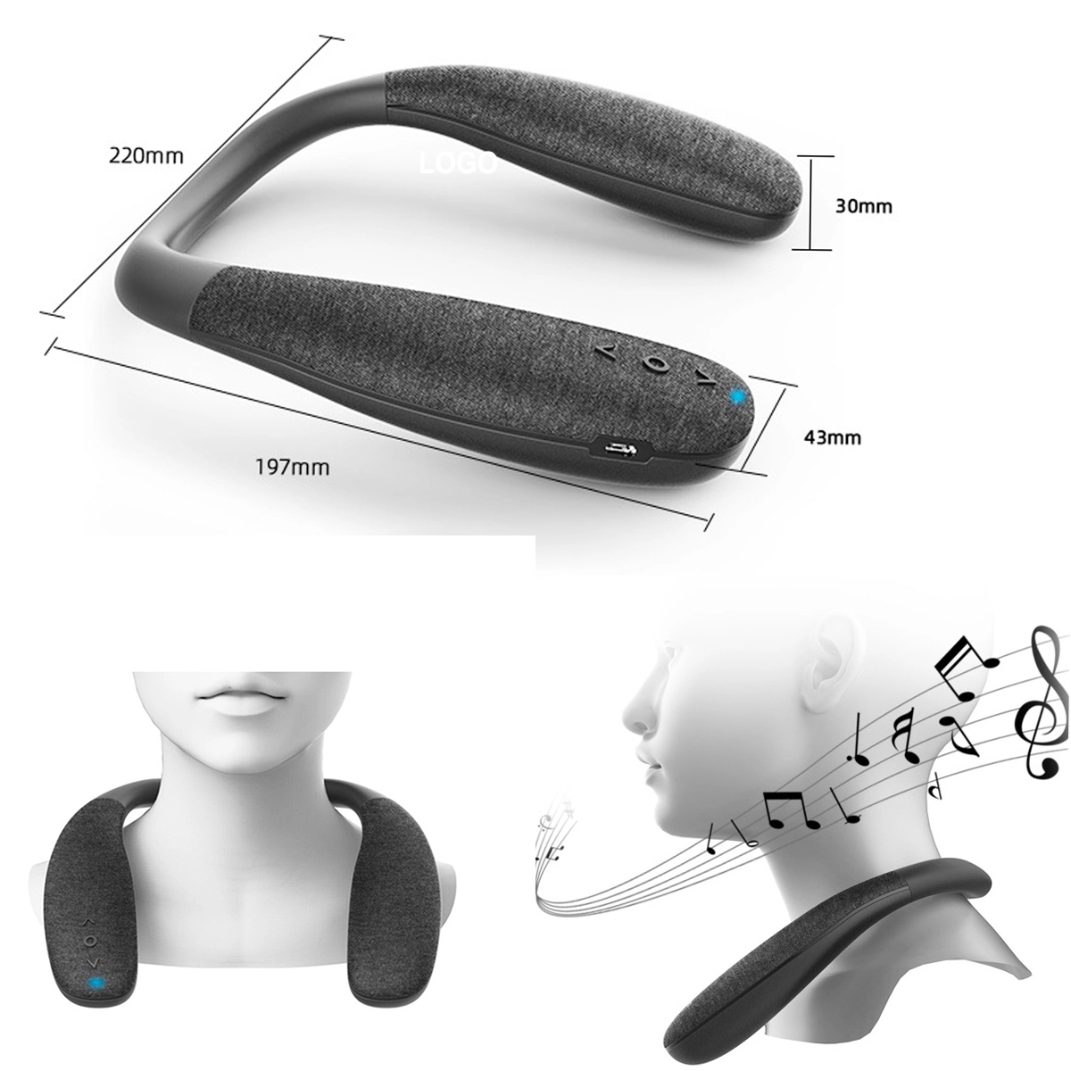 Hand-Free Wireless Neck Speaker 3