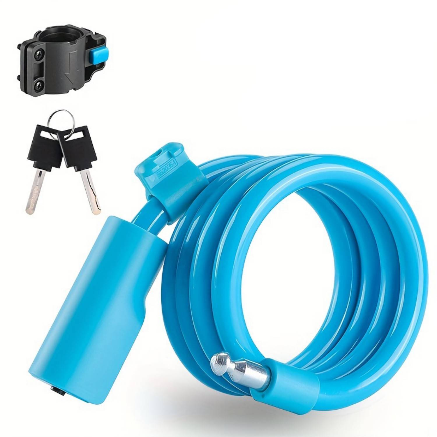 Portable Anti Theft PVC Bike Cable Lock 5