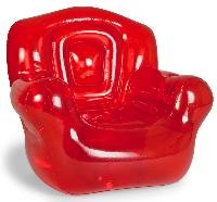 Inflatable Blown-Up Chair, Red- No Imprint 2