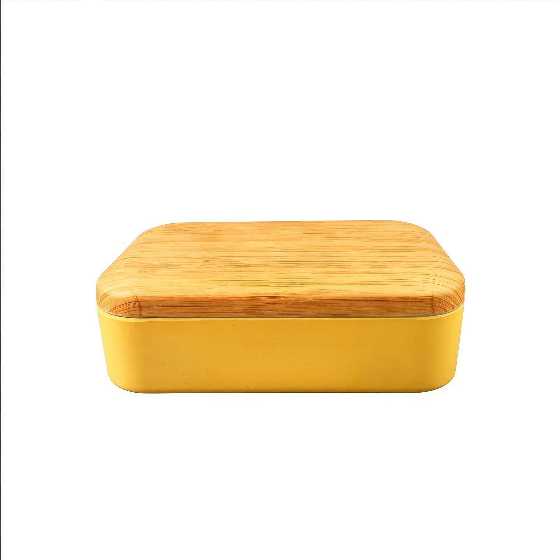37 OZ Plastic Lunch Container with Wooden Lid 3