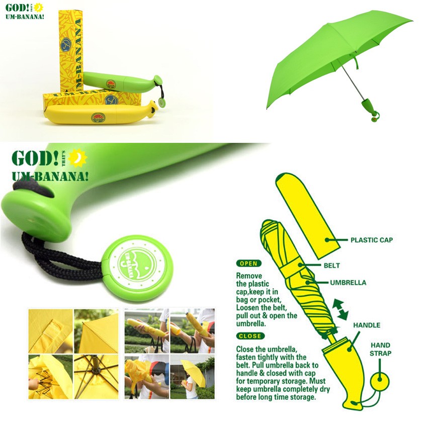 Create Virtual SampleDownload Child Banana Folding Umbrella 2