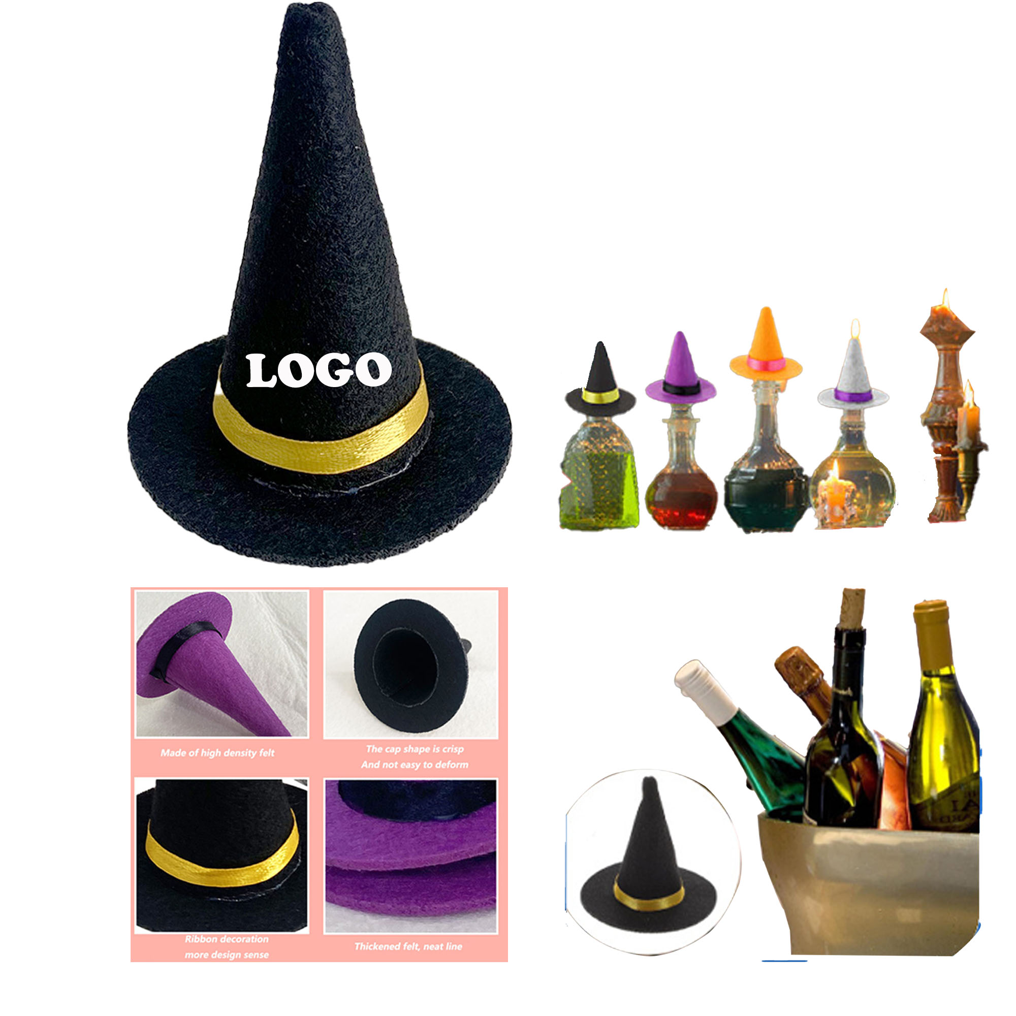 MOQ 10 pcs Bottle Topper Hat 2