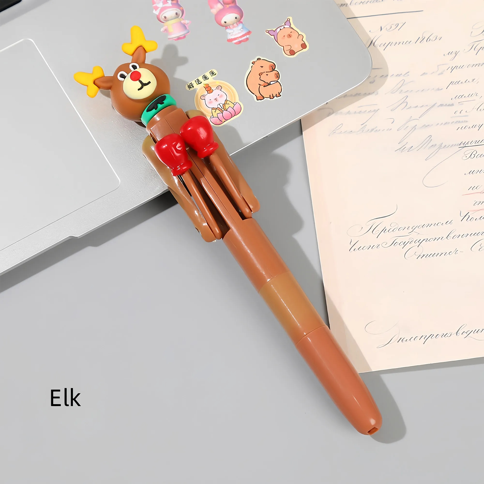 Novelty Boxing Pen Stress Relief Toy, Christmas Halloween 5