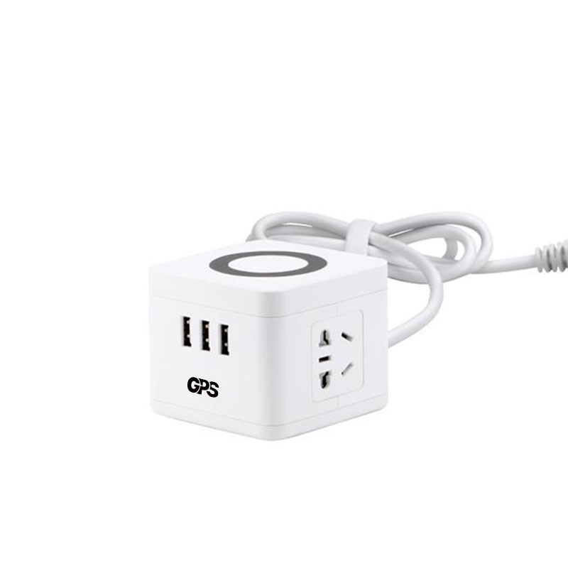 USB Portable Wireless Cube Socket Power Strip 4