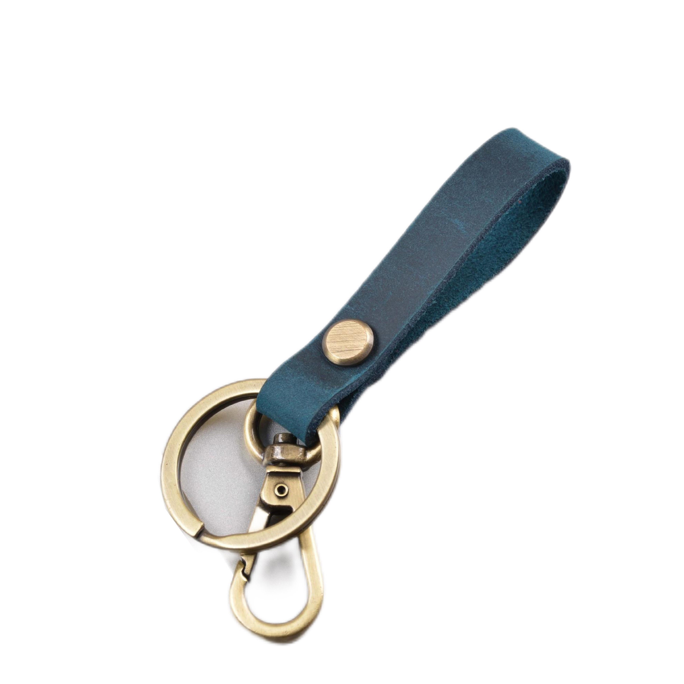 Custom Genuine Leather Car Key Chains 6