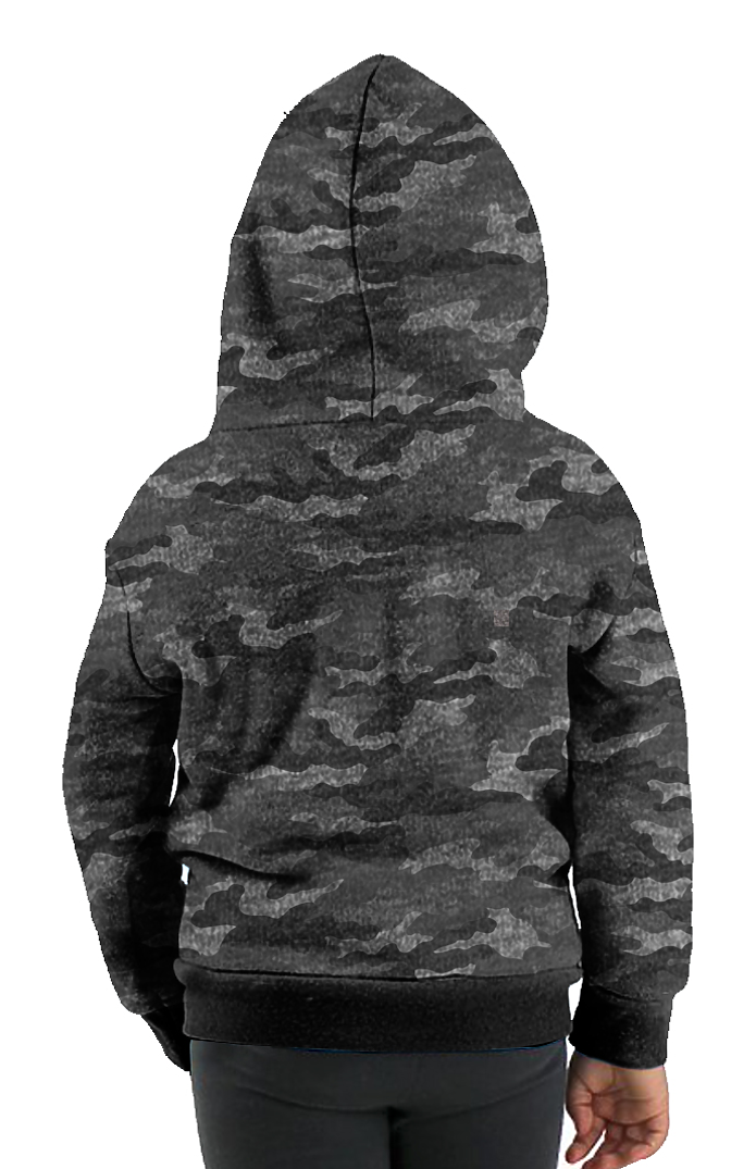 Toddler Triblend Full Zip Camo Hoody 3