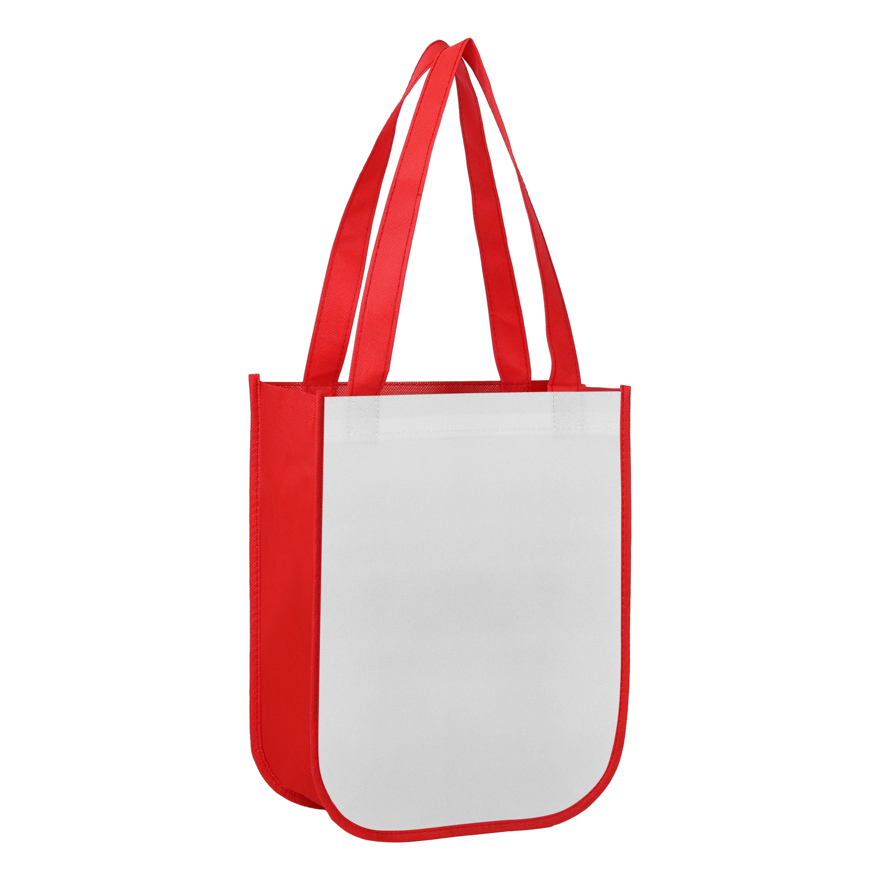Small Laminated Curved Bottom Non-Woven Gift Bag - Ocean 6