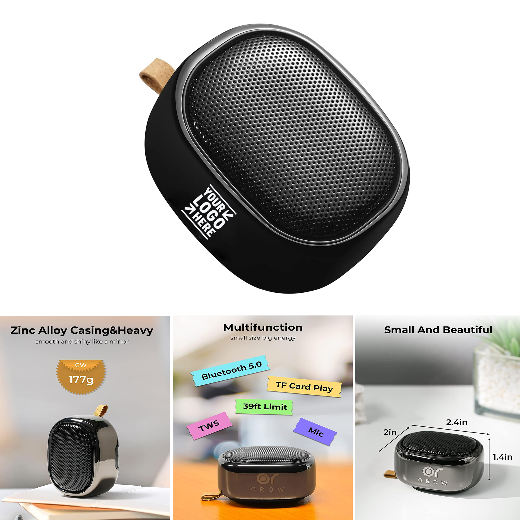 iPhone Small Portable Hiking Travel 49-Foot Bluetooth Range Wireless Mini Speaker 2
