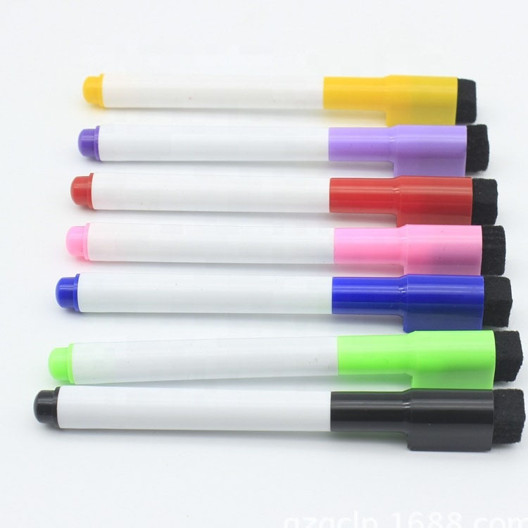 Whiteboard Marker Pen With Magnet Eraser Brush 5