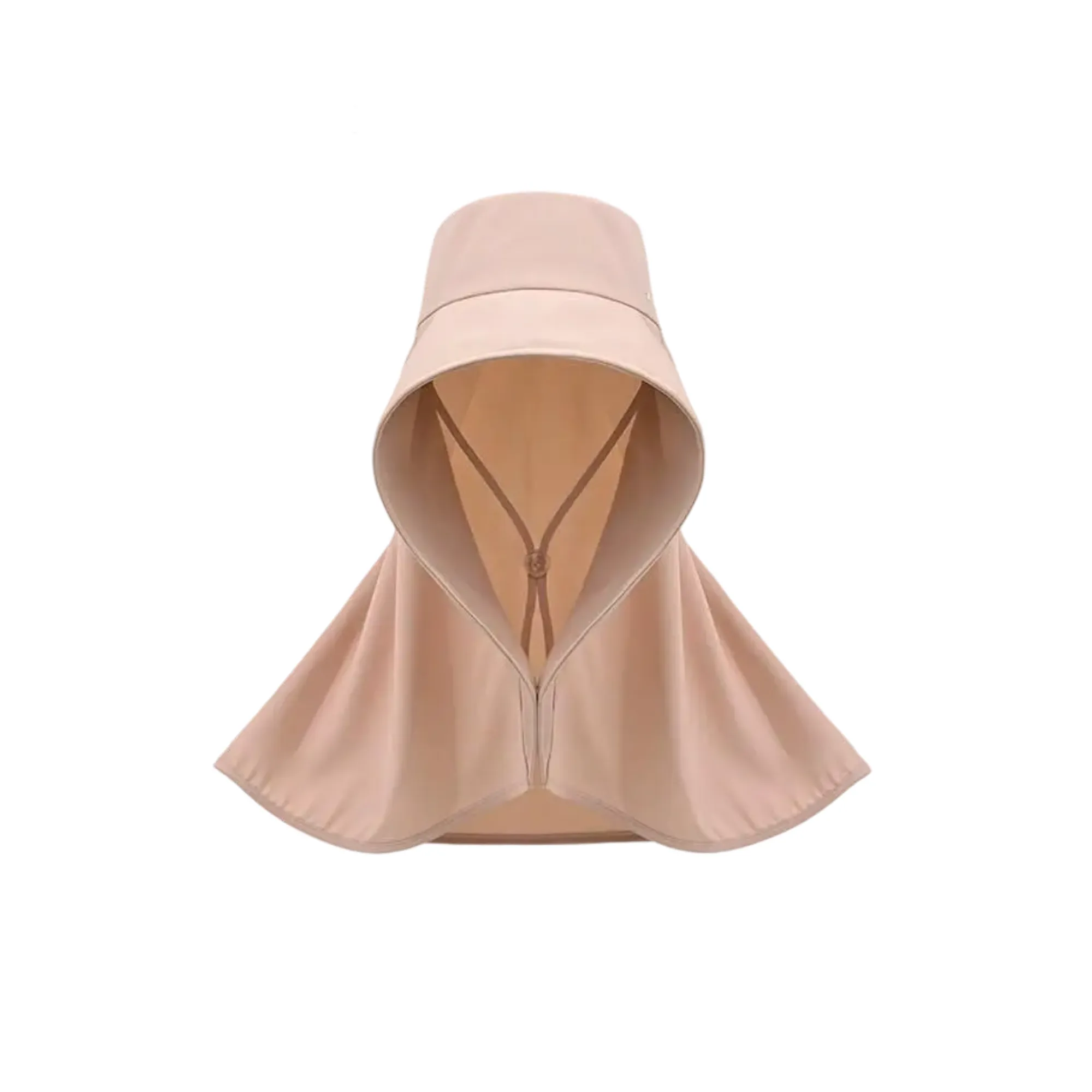 Ice Silk Shawl Integrated Sun Hat 2