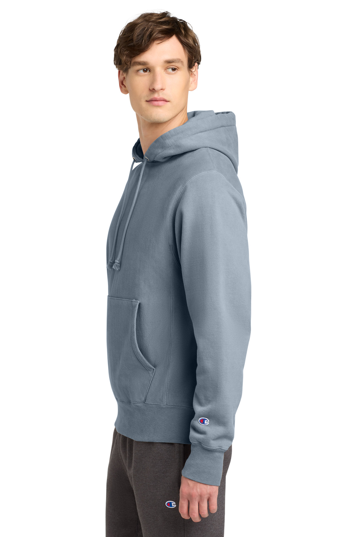 Champion Reverse Weave Garment-Dyed Hooded Sweatshirt. GDS101 1