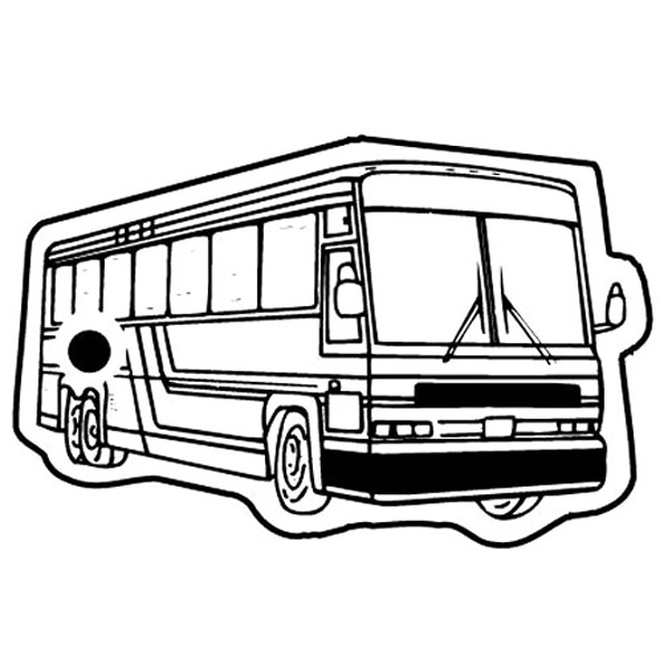 Tour Bus 8 Key Tag (Spot Color) 1