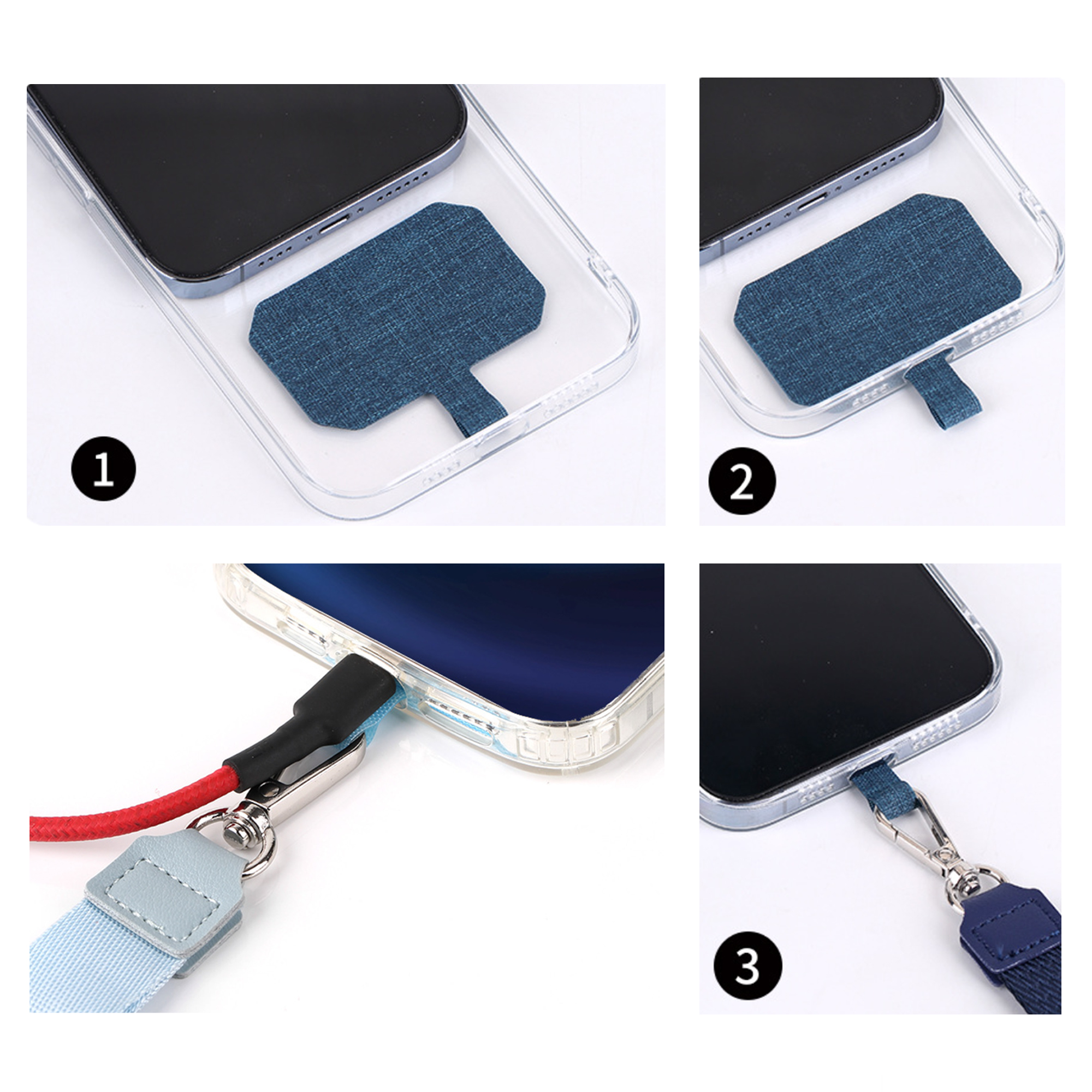 Full Color Polyester Universal Cell Phone Lanyard MOQ 50 4