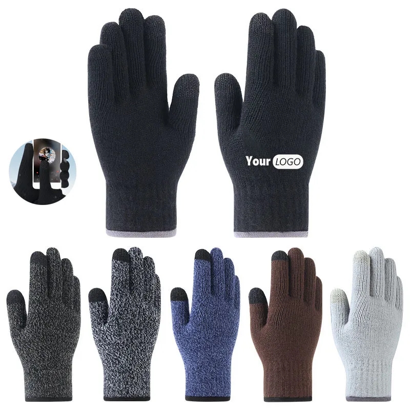 Touch Screen Warm Gloves with Thermal Soft Knit Lining 5