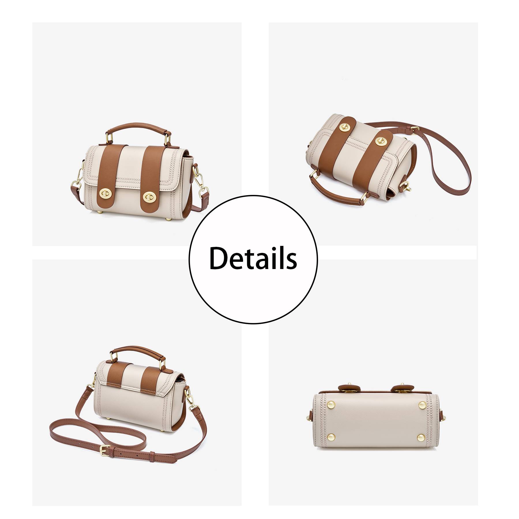 Genuine Leather Carry shoulder cross-body bag 5