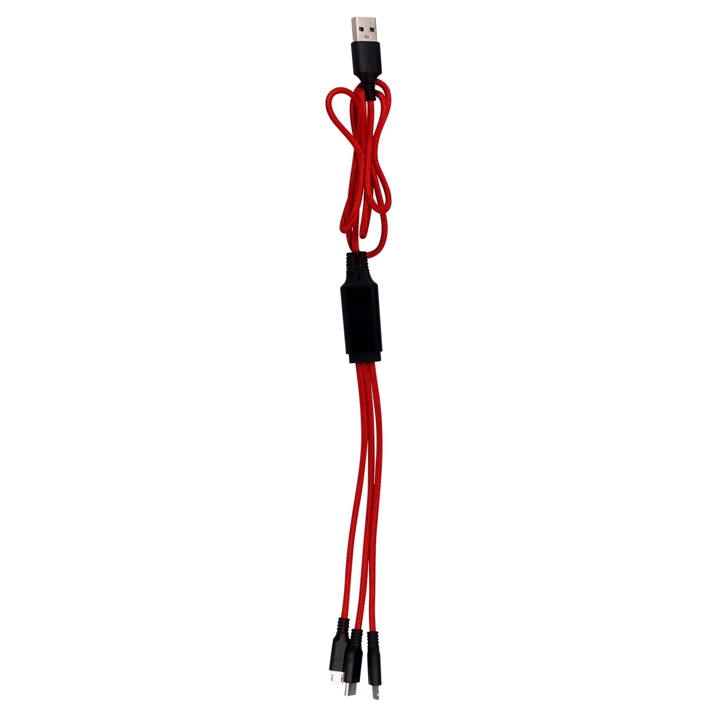 3' METALLIC LOGO LIGHT UP CABLE WITH TYPE C USB 2