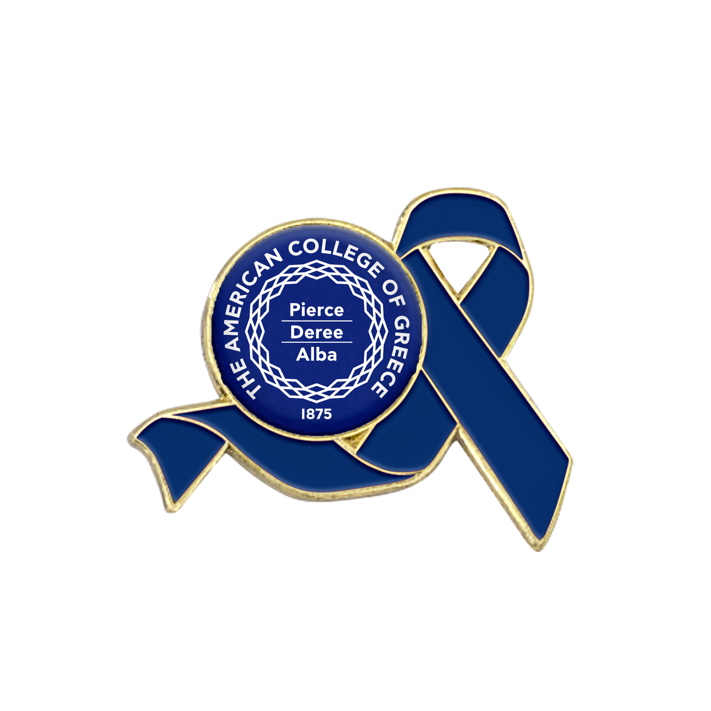 Awareness Ribbon Lapel Pins w/ Custom Logo 6