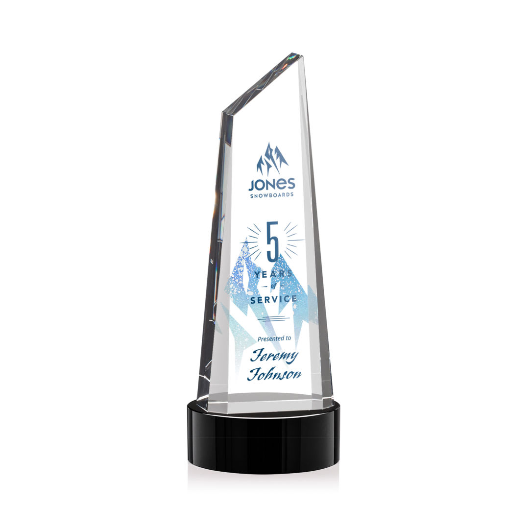 Akron VividPrint™ Award on Base - Black 9