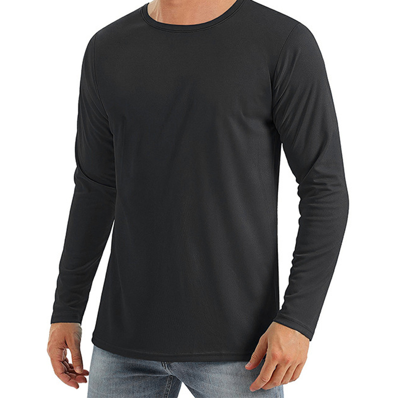 Men's Crew Neck Quick Dry Top UV Protection T-Shirt 7