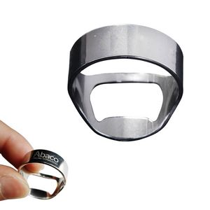 Classic Silver Finger Ring Bottle Opener, custom kitchen gadget with logo imprint 6