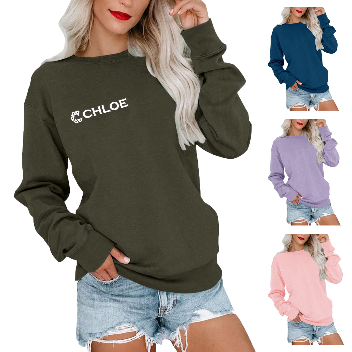 Regular Hoodie Long Sleeve Women's Wear, custom hoodie or sweatshirt with logo imprint 10