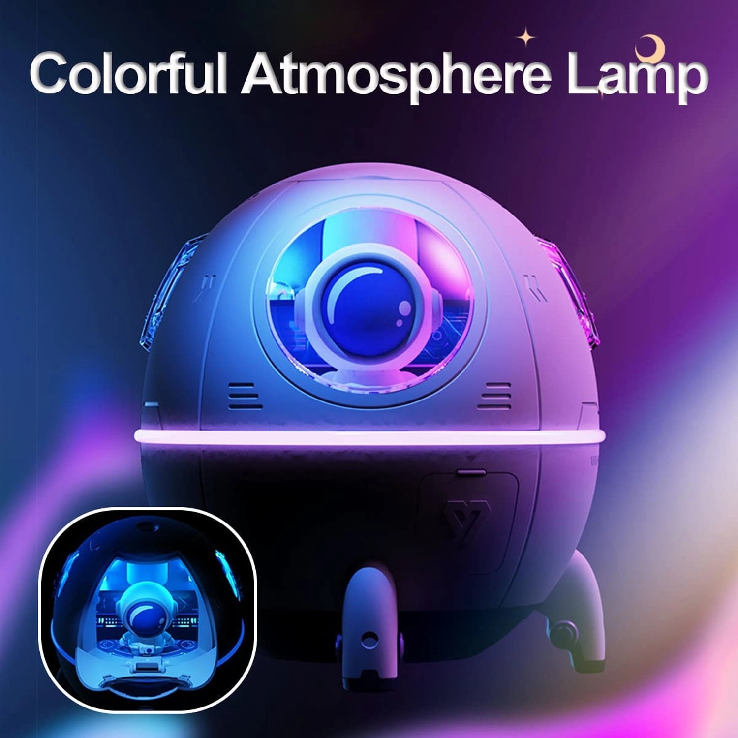 Portable Mini 220Ml Astronaut Desk Humidifier 2