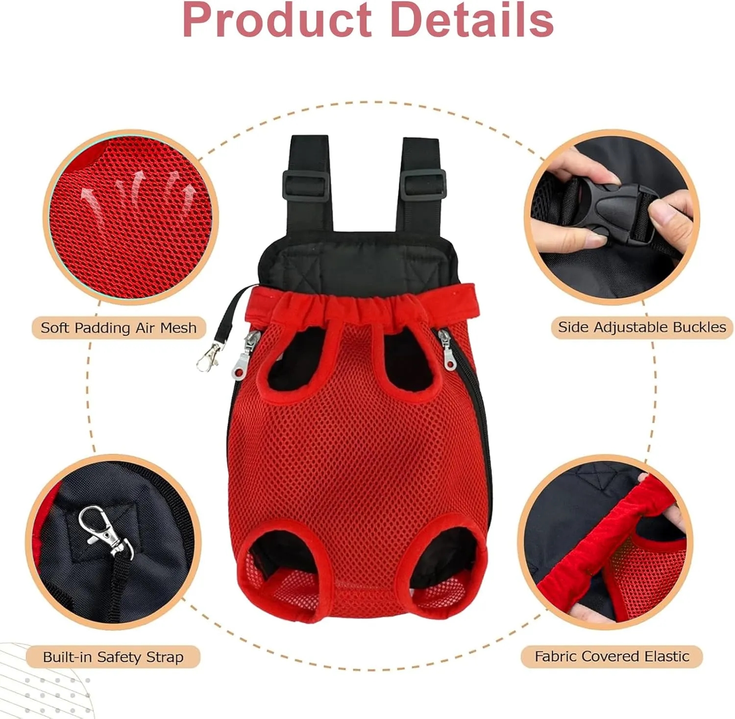 Adjustable Pet Carrier Backpack 3