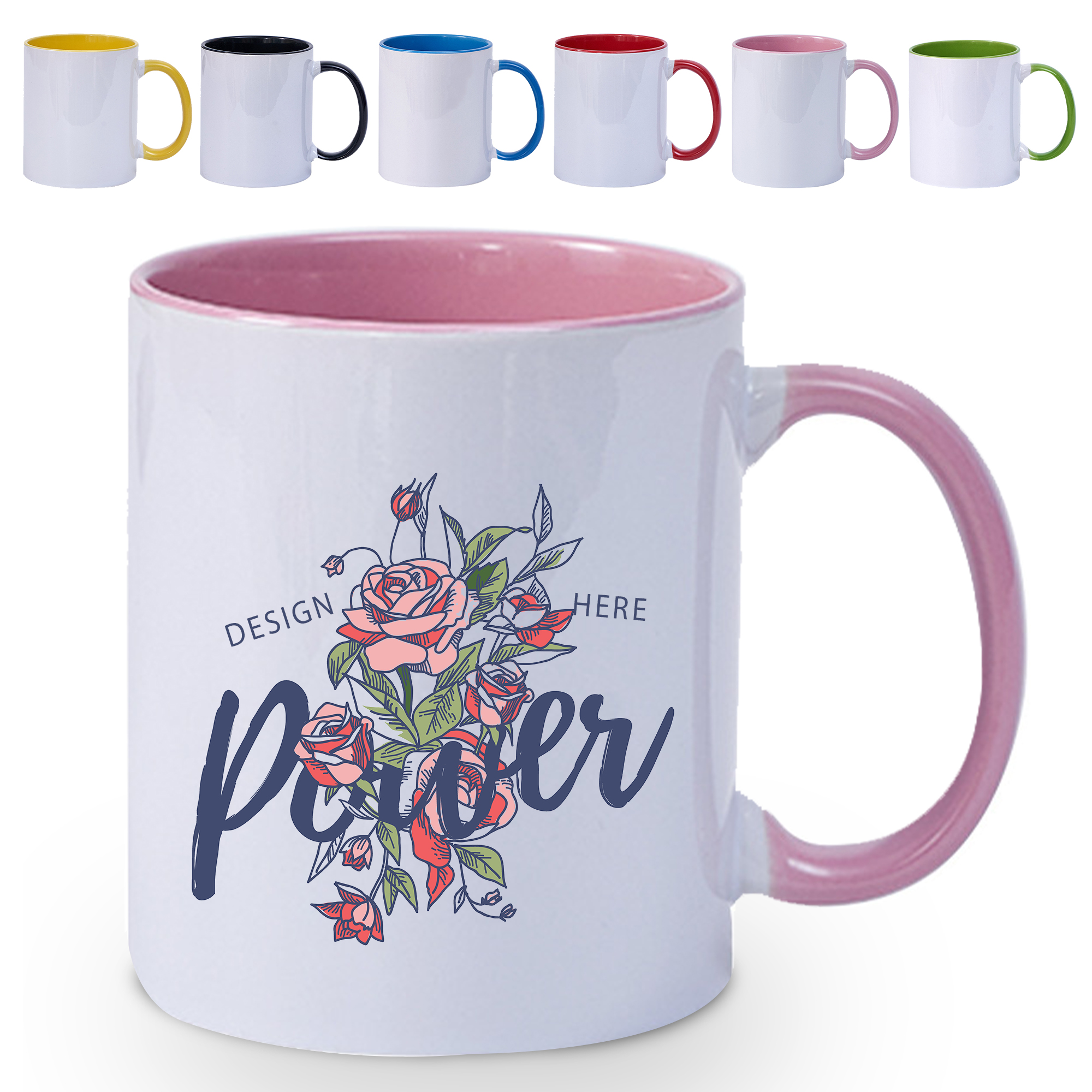 Custom Color Ceramic Mug 11 oz 2