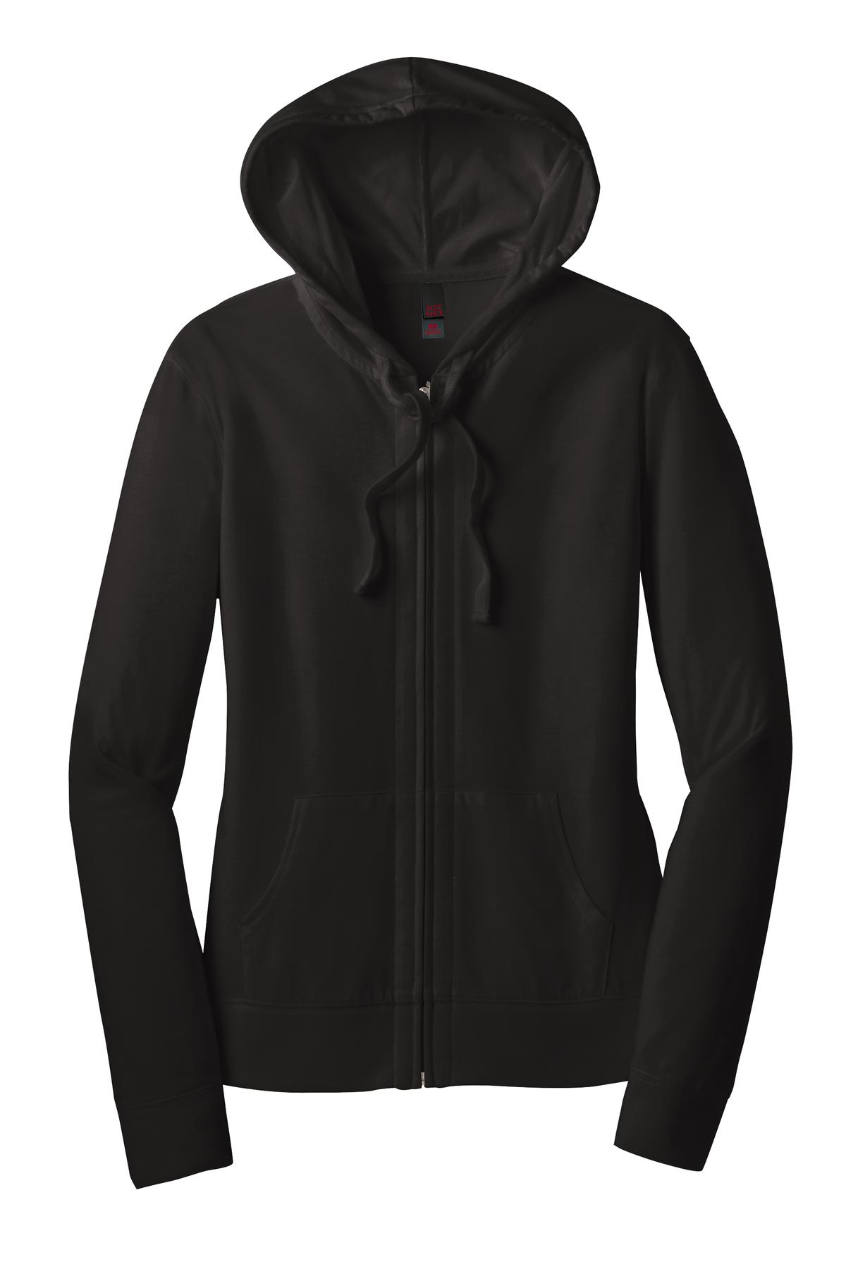 Women's Fitted Jersey Full-Zip Hoodie